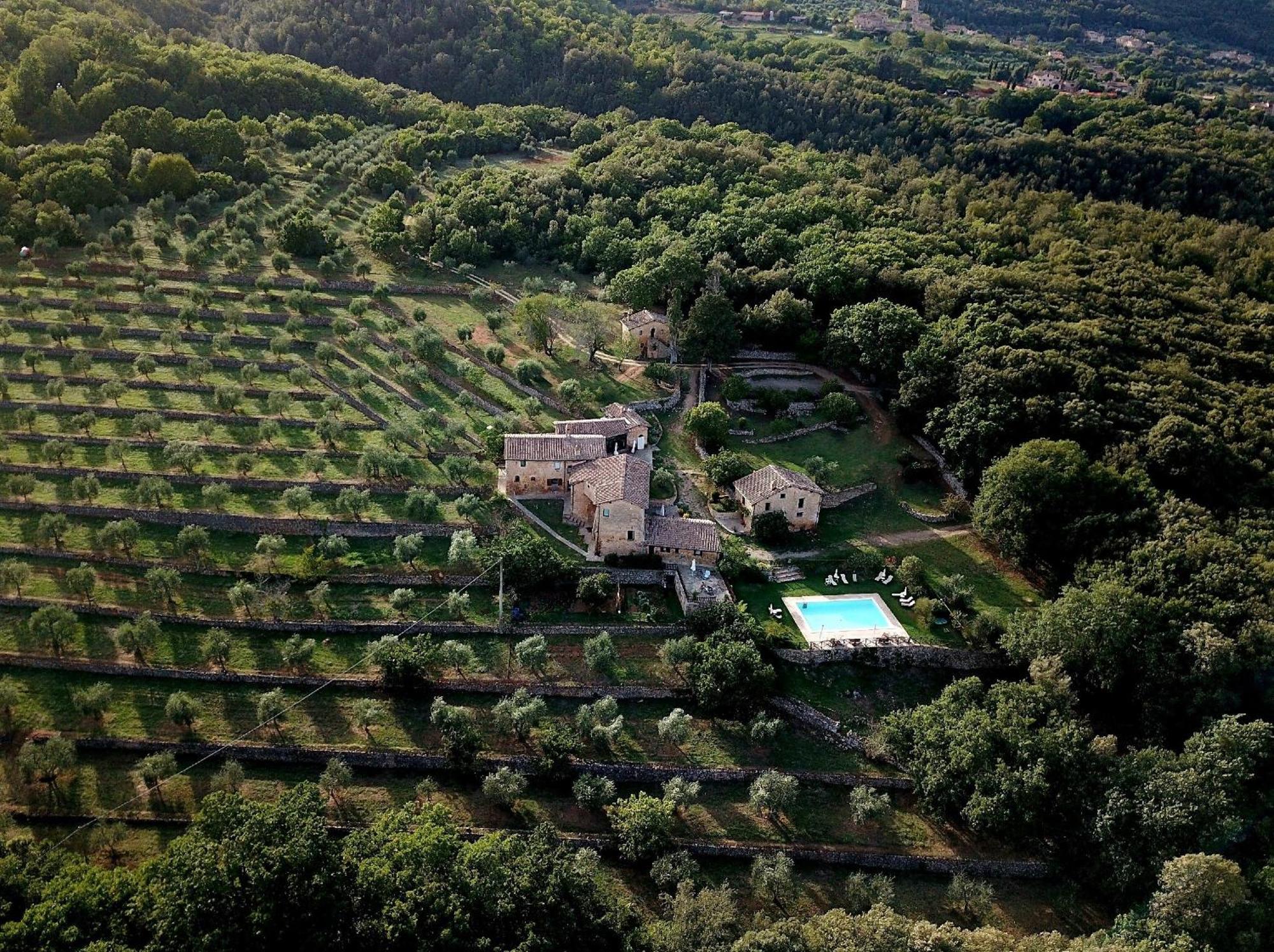 Villa Agriturismo Il Caggio Sovicille Exterior foto