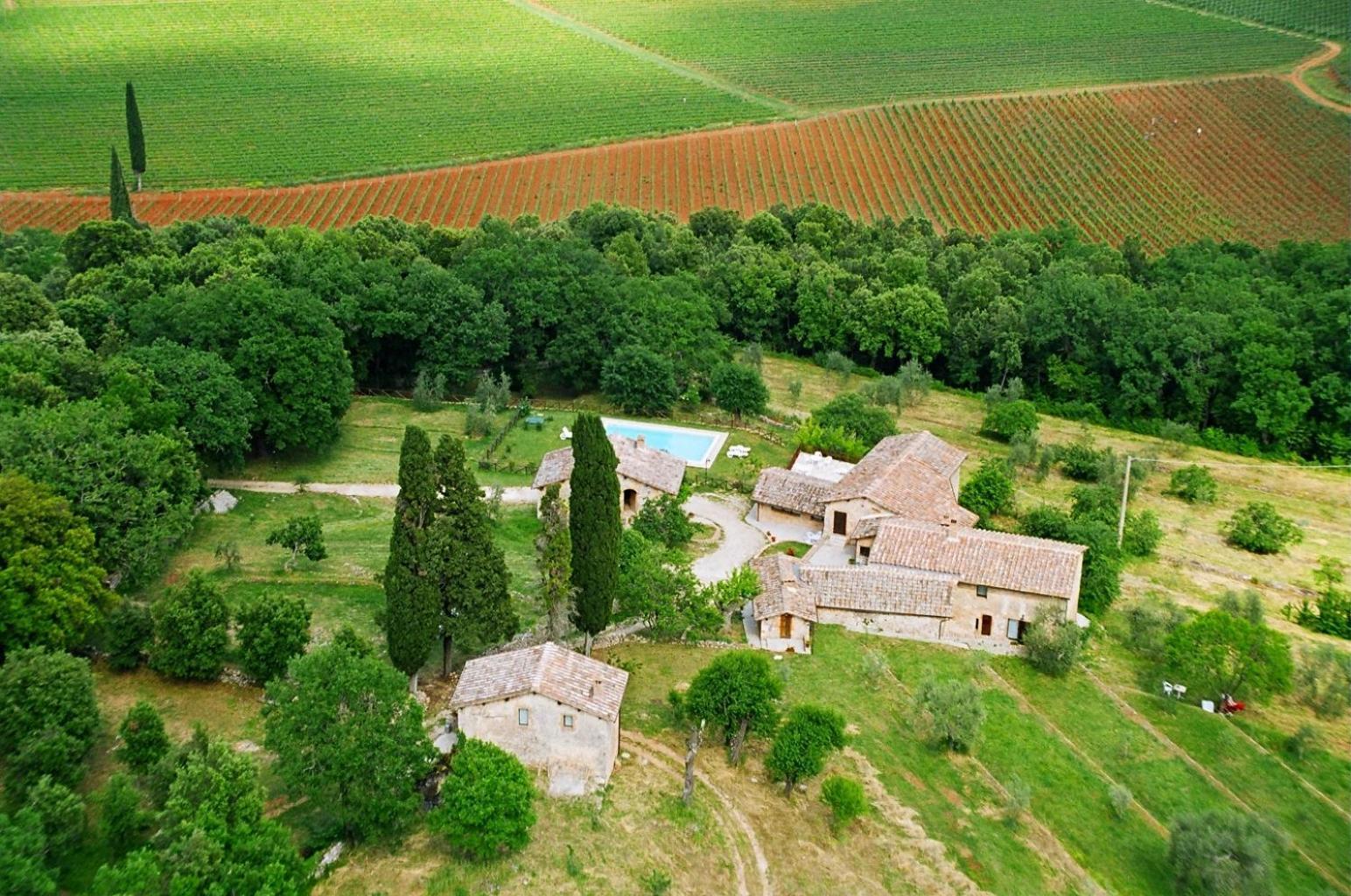 Villa Agriturismo Il Caggio Sovicille Exterior foto