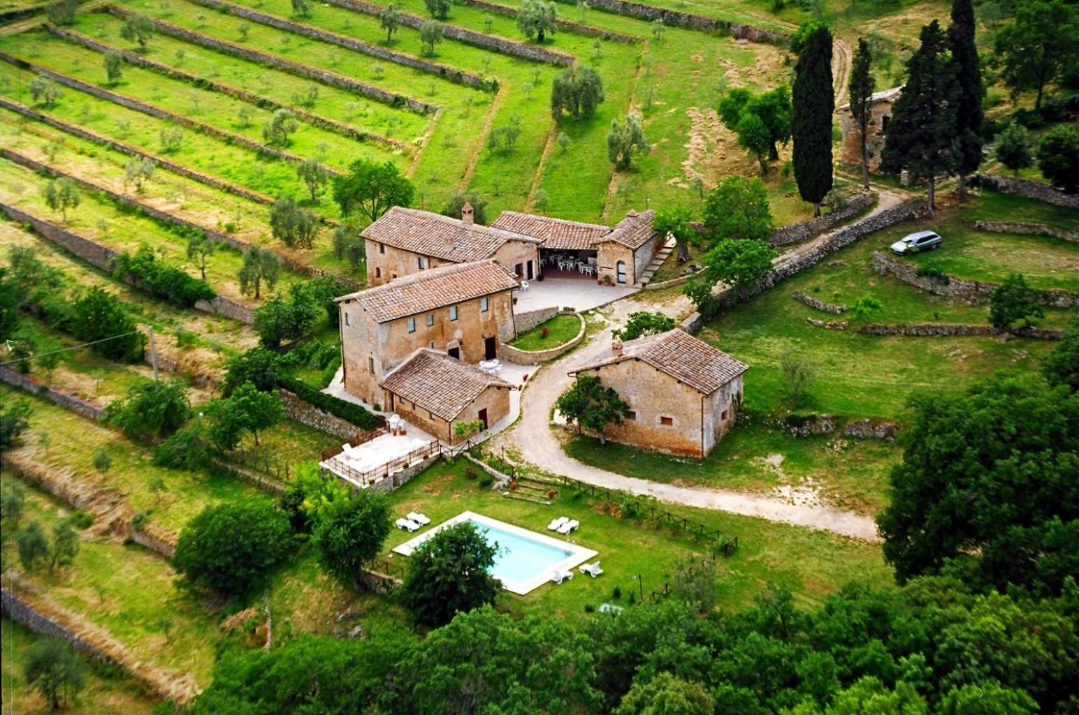 Villa Agriturismo Il Caggio Sovicille Exterior foto